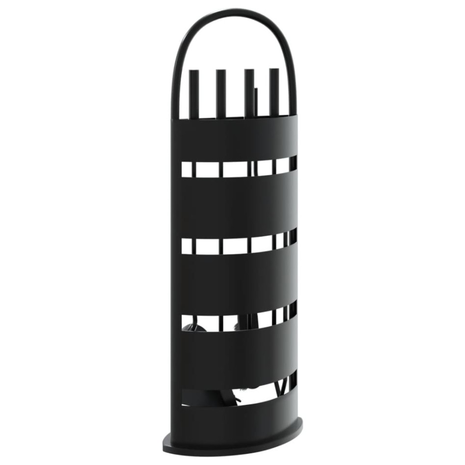 Set de herramientas para chimenea 5 pzas acero 23x15x66