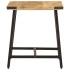Mesa auxiliar de madera maciza de mango y hierro 45x45x50