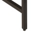 Mesa auxiliar de madera maciza de mango y hierro 45x45x50