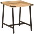 Mesa auxiliar de madera maciza de mango y hierro 45x45x50