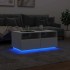 Mesa de centro con luces LED blanco 90x49x40