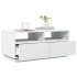 Mesa de centro con luces LED blanco 90x49x40