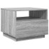 Mesa de centro con luces LED gris Sonoma 50x49x40