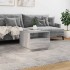 Mesa de centro con luces LED gris Sonoma 50x49x40