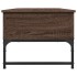 Mesa de centro madera ingeniería metal roble marrón