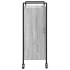 Carrito de cocina madera de ingeniería gris Sonoma 70x30x82