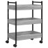 Carrito de cocina madera de ingeniería gris Sonoma 50x30x70