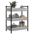 Carrito de cocina madera de ingeniería gris Sonoma 50x30x70