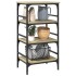 Carrito de cocina madera ingeniería roble Sonoma 45x35x89,5