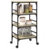 Carrito de cocina madera ingeniería roble Sonoma 45x35x89,5
