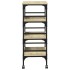 Carrito de cocina madera ingeniería roble Sonoma 45x35x89,5