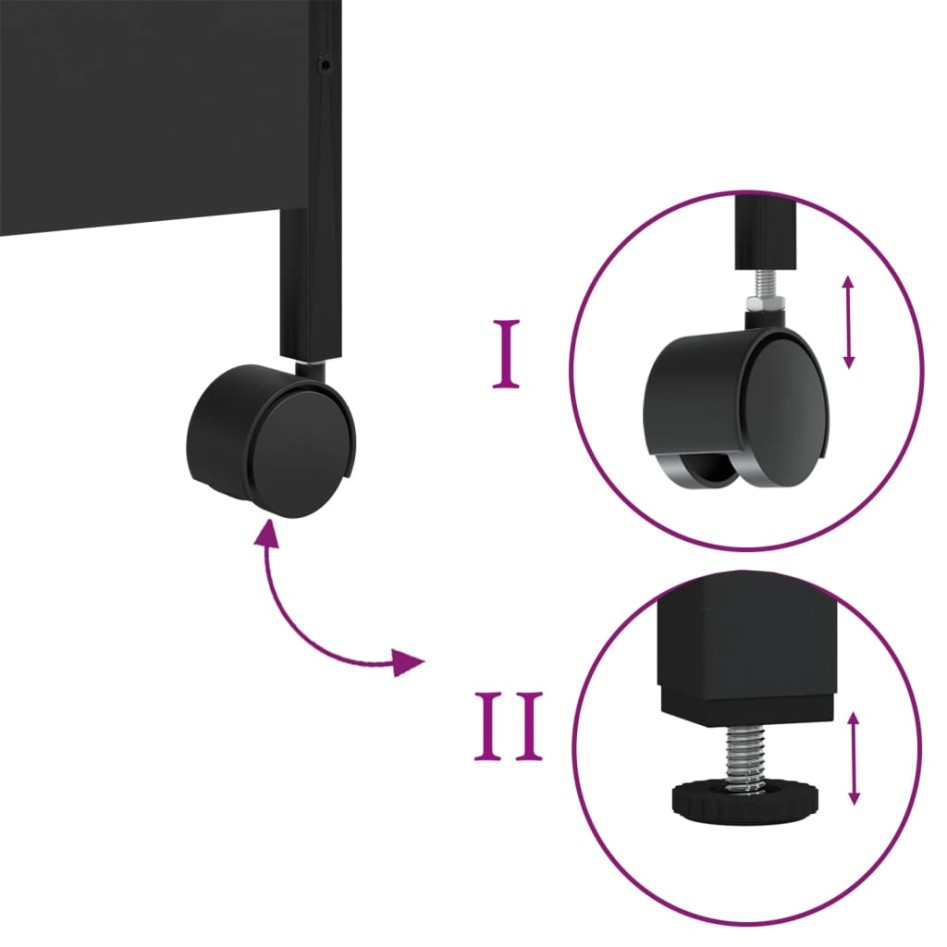 Carrito de cocina madera ingeniería roble Sonoma 45x35x89,5