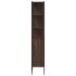 Armario de baño madera ingeniería marrón roble 33x33x185,5