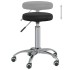 Silla de oficina giratoria de cuero sintético