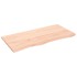 Tablero de mesa madera maciza de roble sin tratar 100x50x2