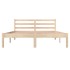 Estructura de cama doble sin colchón 135x190