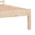 Estructura de cama doble sin colchón 135x190