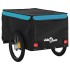 Remolque para bicicleta hierro negro y azul 30