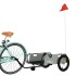 Remolque para bicicletas hierro y tela Oxford