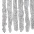 Cortina antimoscas chenilla gris 90x220