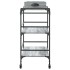 Carrito de cocina madera ingeniería gris Sonoma 81,5x41x92,5