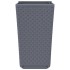 Jardineras 2 unidades PP azul gris 32,5x32,5x57
