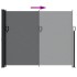Toldo lateral retráctil negro 160x300