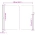 Toldo lateral retráctil crema 180x300