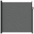 Toldo lateral retráctil gris antracita 200x300