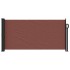 Toldo lateral retráctil marrón 100x500