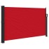 Toldo lateral retráctil rojo 120x600