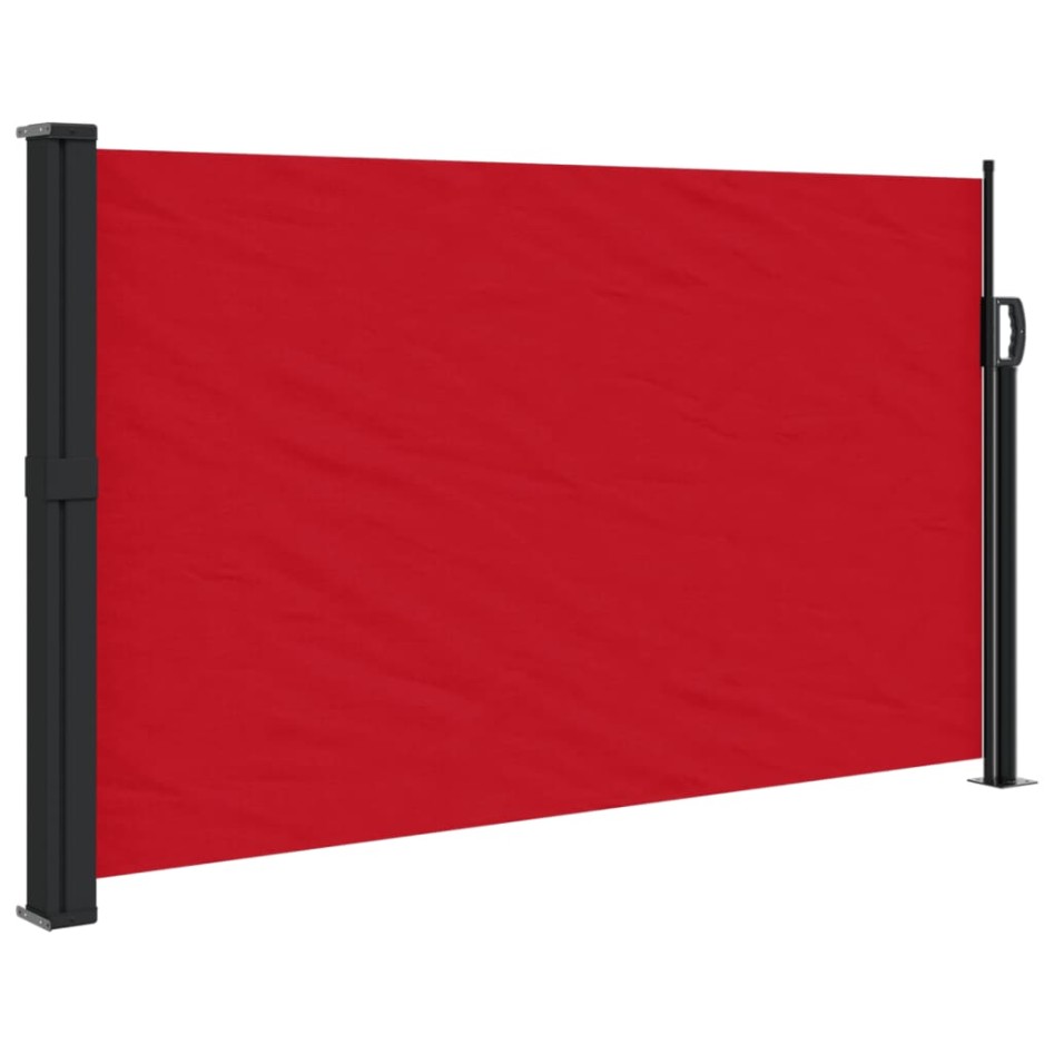 Toldo lateral retráctil rojo 120x600