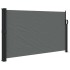 Toldo lateral retráctil gris antracita 120x600