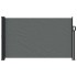 Toldo lateral retráctil gris antracita 120x600