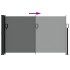 Toldo lateral retráctil gris antracita 120x600