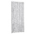 Cortina antimoscas chenilla gris claro y gris oscuro 90x200