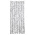 Cortina antimoscas chenilla gris claro y gris oscuro 90x200
