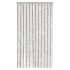 Cortina antimoscas chenilla gris claro y blanco 100x220