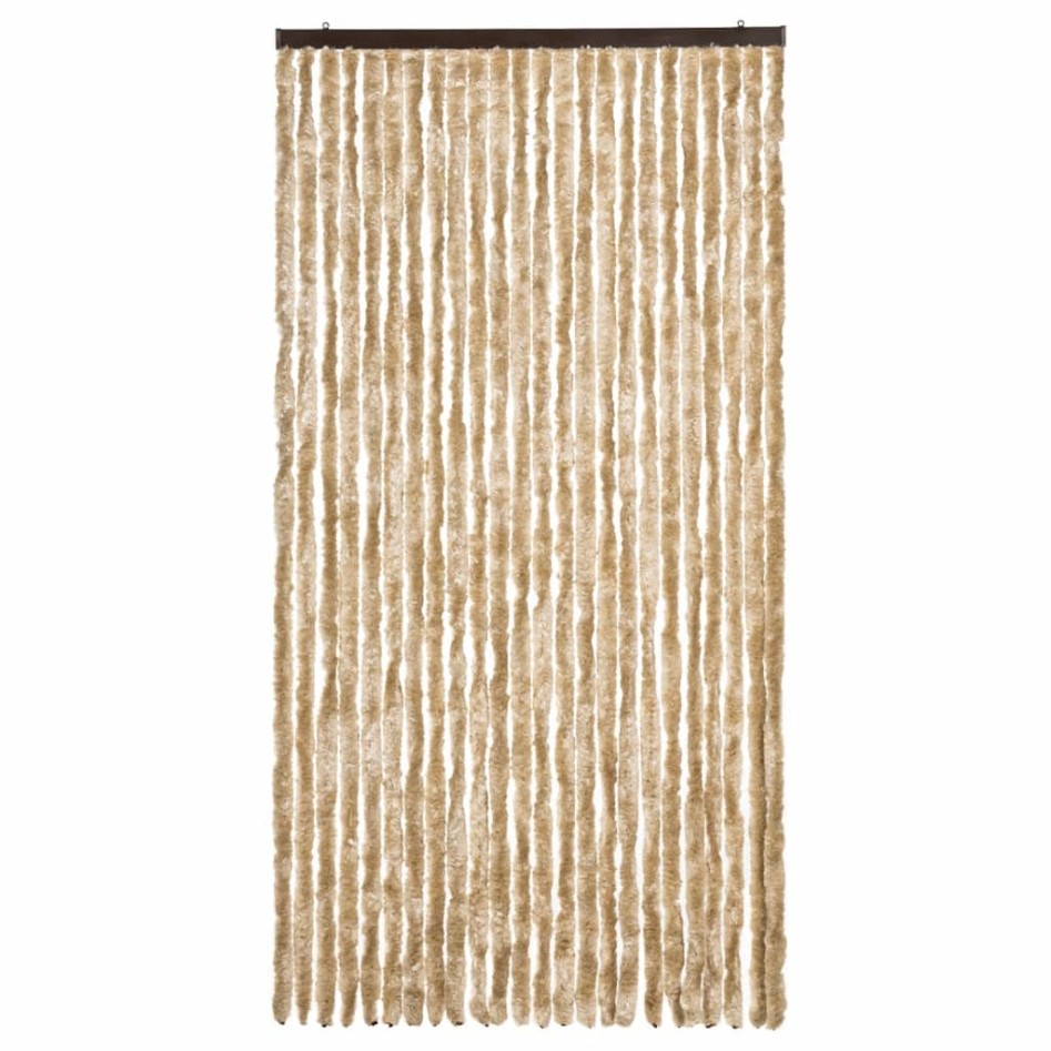 Cortina antimoscas chenilla beige 100x200