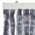 Cortina antimoscas chenilla plateado 100x230
