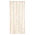Cortina antimoscas chenilla beige y blanco 90x220