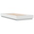 Estructura de cama madera de ingeniería blanca 90x190
