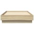 Estructura de cama sin colchón madera roble Sonoma 90x190