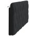 Cabecero de cama acolchado terciopelo negro 180