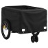 Remolque para bicicleta hierro negro y verde 30