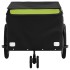 Remolque para bicicleta hierro negro y verde 30