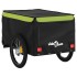 Remolque para bicicleta hierro negro y verde 30