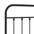 Cabecero de metal negro 150