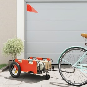 Remolque para bicicletas hierro y tela Oxford