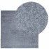 Alfombra de pelo largo moderna azul 200x200